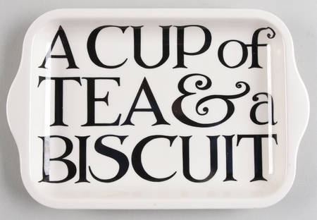 Black Toast & Marmalade Small Melamine Tray