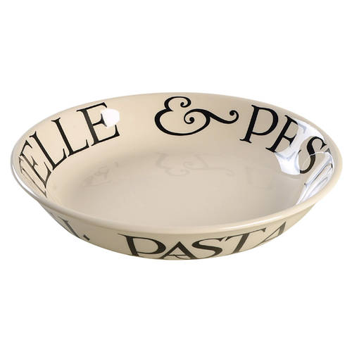 Black Toast & Marmalade 8" Individual Pasta Bowl