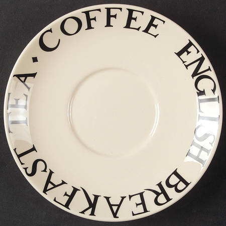 Black Toast & Marmalade Saucer