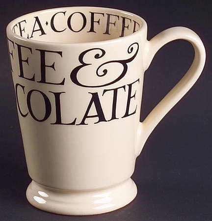 Black Toast & Marmalade Tall Mug