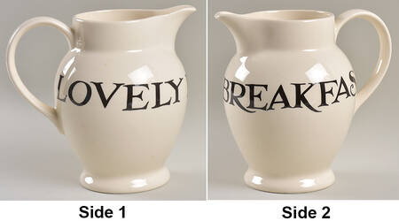 Black Toast & Marmalade 48 Oz Jug