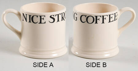 Black Toast & Marmalade Small Mug