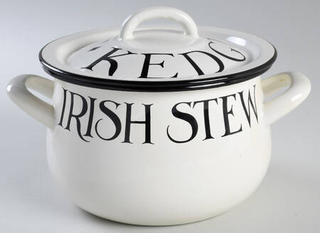 Black Toast & Marmalade 1 Quart Metal Stew Pot