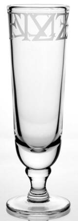 Black Toast & Marmalade Glassware Champagne Flute