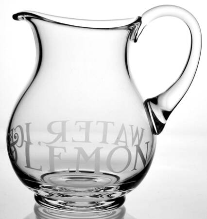 Black Toast & Marmalade 44 Oz Glassware Pitcher