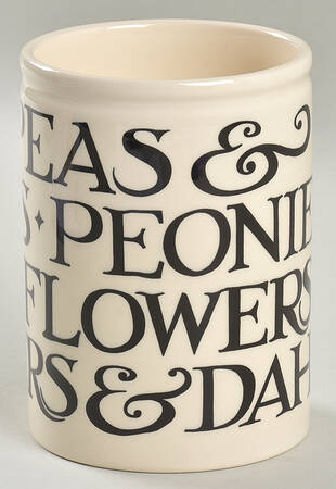 Black Toast & Marmalade 4" Vase