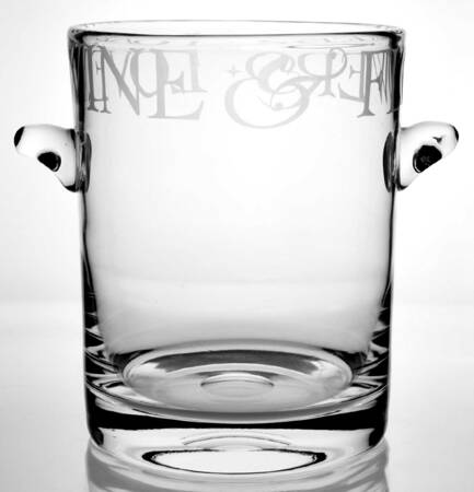 Black Toast & Marmalade Glassware Ice Bucket