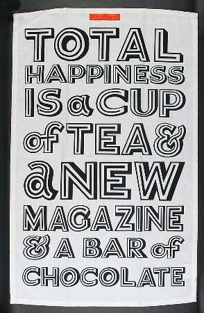 Black Toast & Marmalade Tea Towel