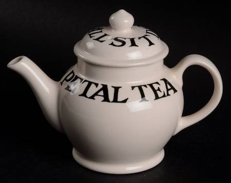 Black Toast & Marmalade Toy Teapot & Lid