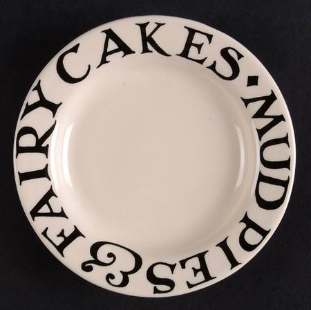 Black Toast & Marmalade 4" Toy Plate