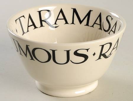 Black Toast & Marmalade All Purpose Bowl