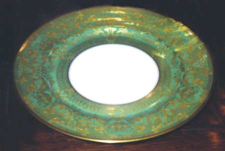 BER401 Green Dinner Plate
