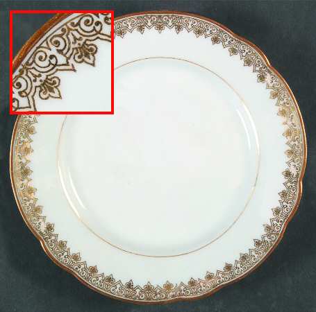 BER406 Bread & Butter Plate