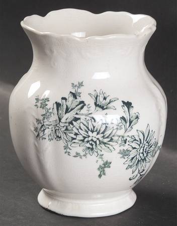 Chrysanthemum Green 5" Brush Vase