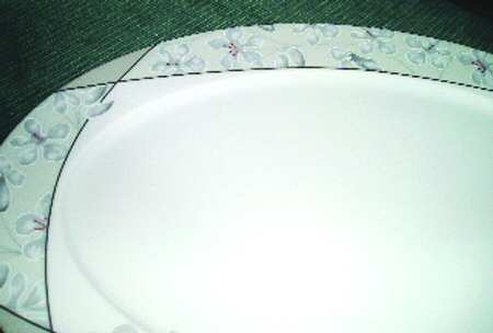 BNO1 12" Oval Serving Platter