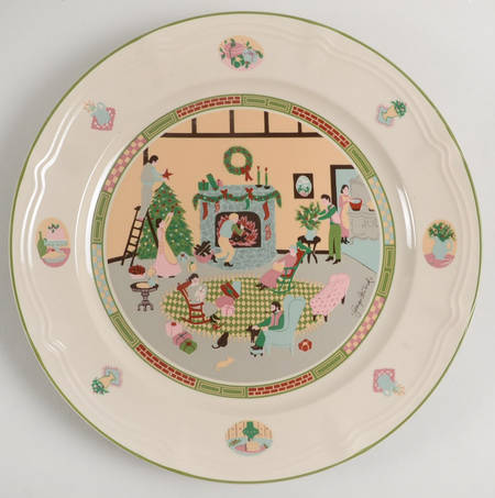 A Winter Celebration 12" Chop Plate (Round Platter)