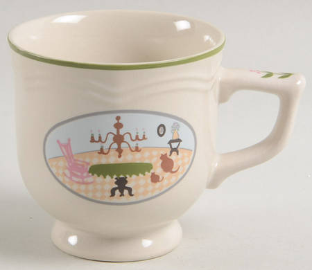 A Winter Celebration Footed Cup by Georges Briard