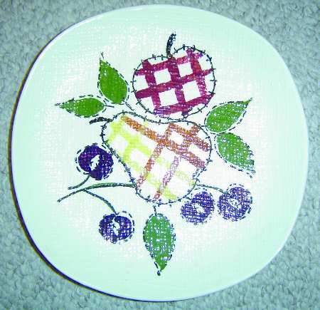 Quilted Fruit by Blue Ridge Southern Pottery