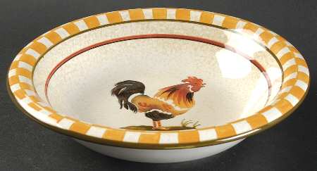 Rooster Coupe Soup Bowl