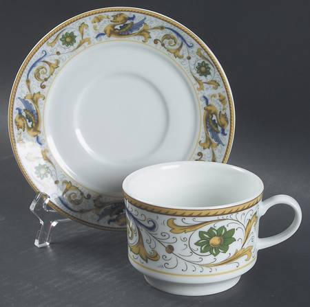 Milano Flat Cup & Saucer Set