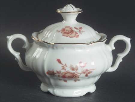 Alpin Rose (Roses on Side) Sugar Bowl & Lid