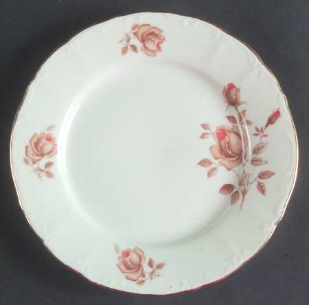 Alpin Rose (Roses on Side) Bread & Butter Plate