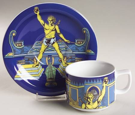New Worlds Flat Cup & Saucer Set