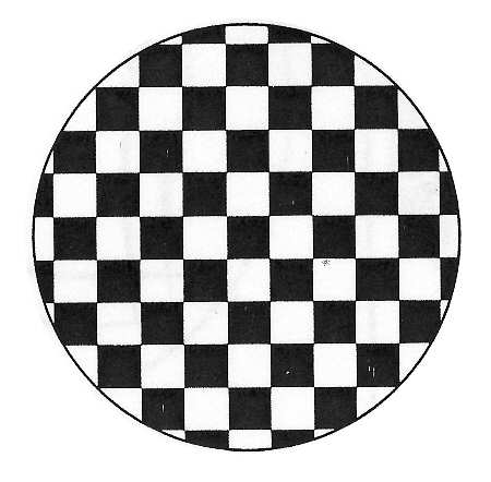 Black & White Saucer for Flat Demitasse Cup