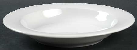 Black & White Rim Soup Bowl