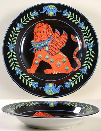 Original Large Rim Leoninus Soup Bowl