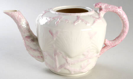 New Shell Pink (No Trim) Teapot No Lid