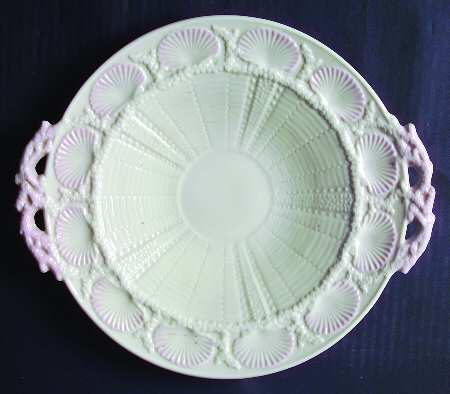 New Shell Pink (No Trim) Bread Serving Plate