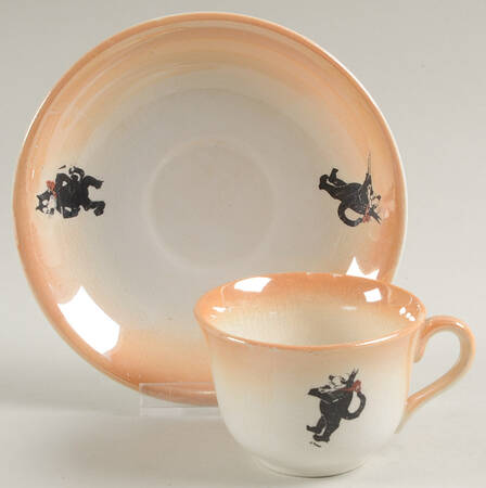 Felix the Cat Footed Cup & Saucer Set
