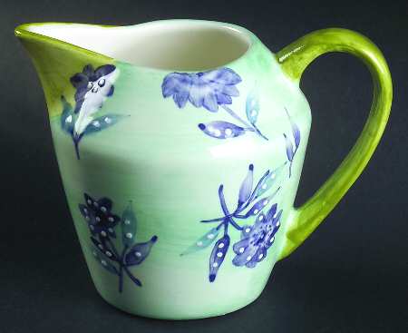 Mint Trellis Creamer