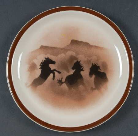 Wild Horse II Salad Plate
