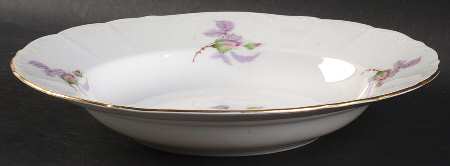 BOH165 (Scrolls, Ribs) Rim Soup Bowl