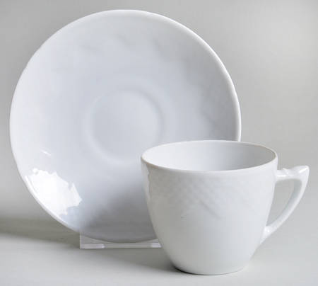 BIG53 Flat Cup & Saucer Set