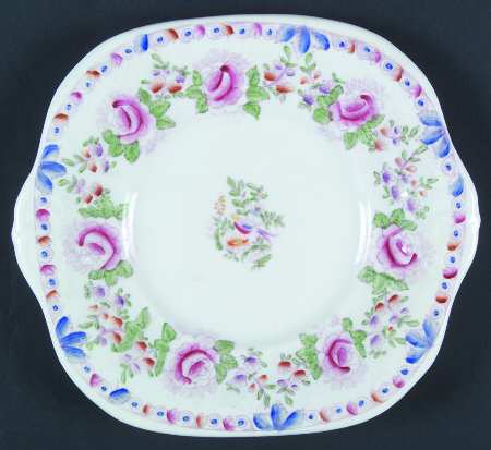 BRD16 Square Handled Cake Plate
