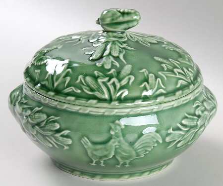 Hen & Rooster Mini Tureen & Lid