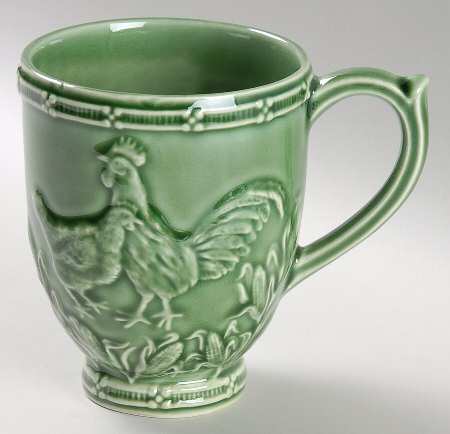 Hen & Rooster Mug by Bordallo Pinheiro