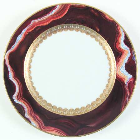 Oriental Alabaster Dinner Plate
