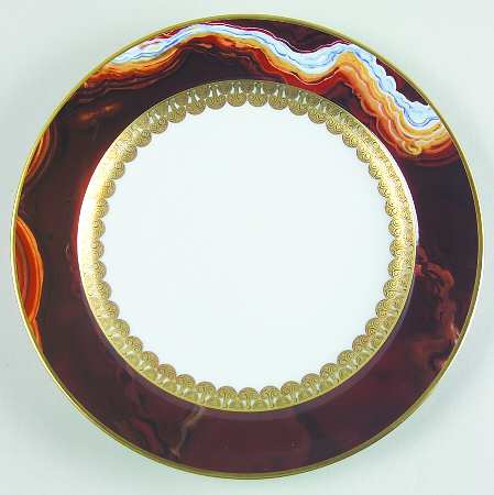 Oriental Alabaster Salad Plate
