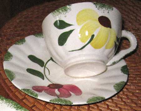 Lovely Linda Footed Cup & Saucer Set