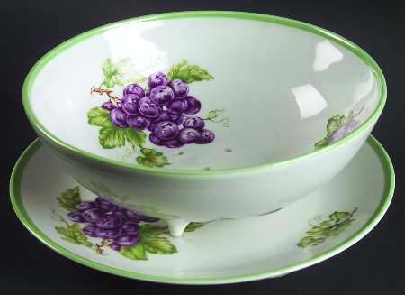 BOH174 Pierced Berry Bowl and Underplate