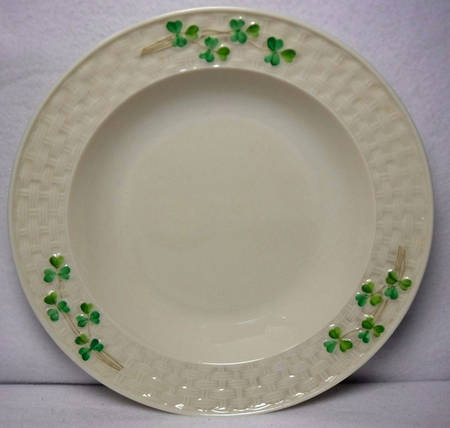 Shamrock (Older Black Backstamps) Rim Soup Bowl