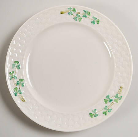 Shamrock (Older Black Backstamps) Dinner Plate