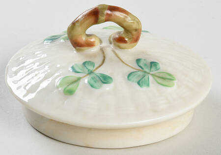 Shamrock (Older Black Backstamps) Lid for Teapot
