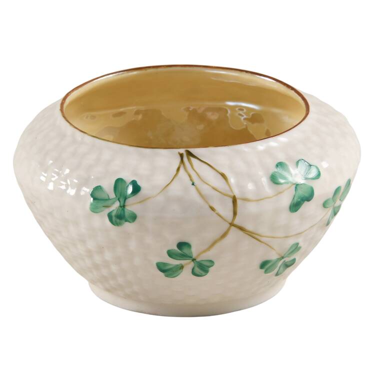 Shamrock (Older Black Backstamps) Mini Open Sugar Bowl