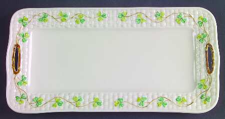 Shamrock (Older Black Backstamps) Small Sandwich Tray