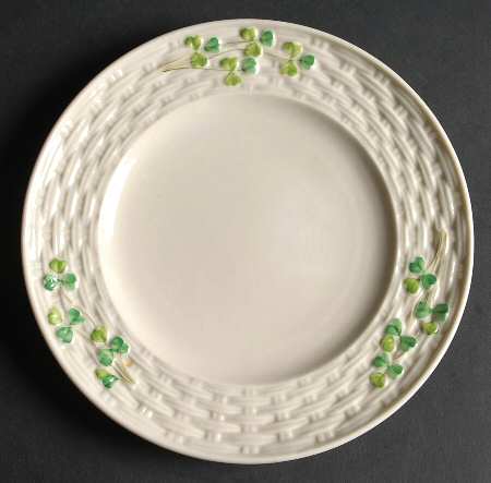 Shamrock (Older Black Backstamps) Salad Plate